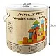 Wooden blocks - 100 pieces - Kruzzel