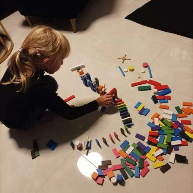 Wooden dominoes - 360 pieces - Kruzzel