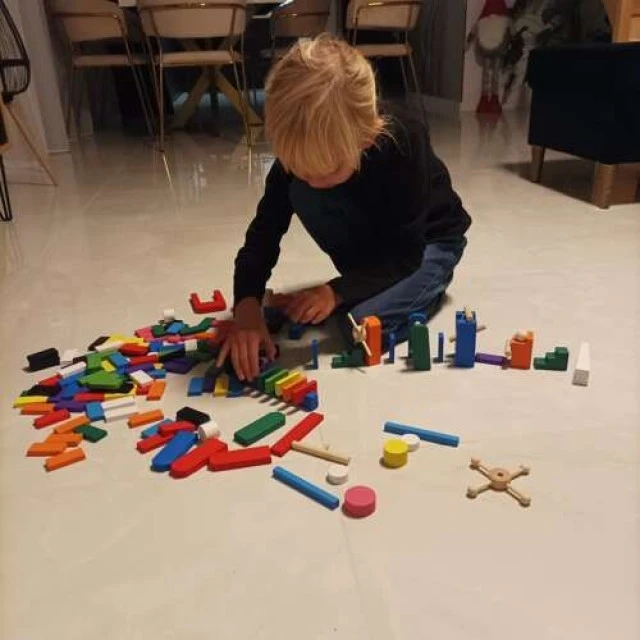 Wooden dominoes - 360 pieces - Kruzzel