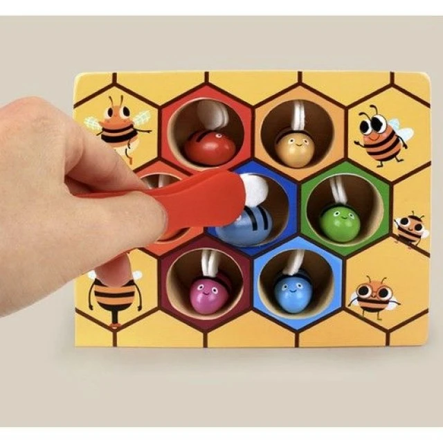 Wooden game Beehive - Kruzzel