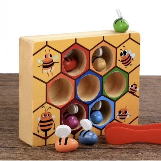 Wooden game Beehive - Kruzzel
