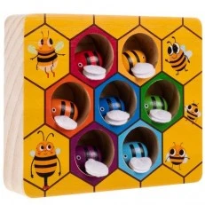Дървена игра " Пчелна пита" - Kruzzel