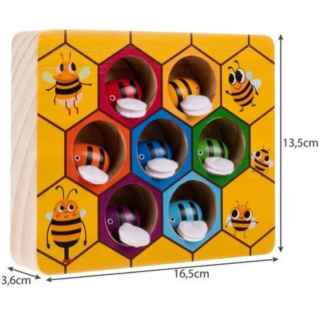 Wooden game Beehive - Kruzzel