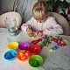 Educational Dinosaur Counting Game - 56 Pieces - Kruzzel