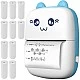 Мини термичен принтер на снимки с Bluetooth и 11 печатни ролки хартия - Izoxis
