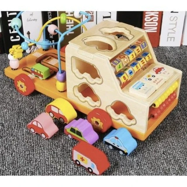 Wooden sorter - Car - Kruzzel