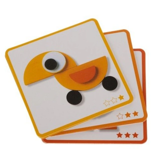 Wooden puzzle animals and insects - 49 pieces - Kruzzel