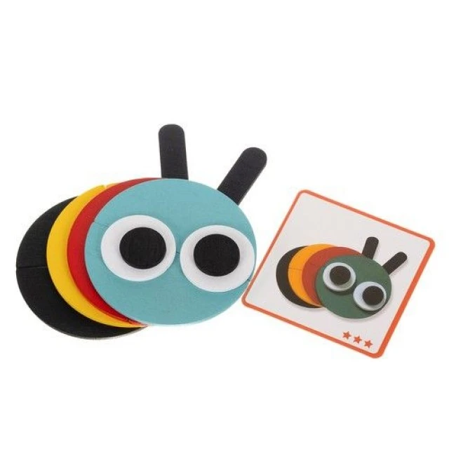 Wooden puzzle animals and insects - 49 pieces - Kruzzel