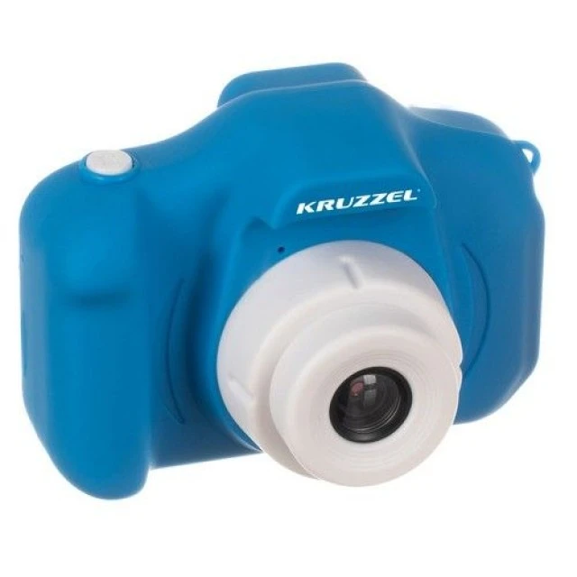 Blue Digital Full HD Camera with + 32GB Memory Card and Built-in Games and Selfie Camera - Kruzzel