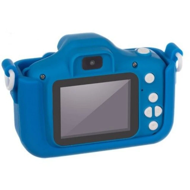 Blue Digital Full HD Camera with + 32GB Memory Card and Built-in Games and Selfie Camera - Kruzzel