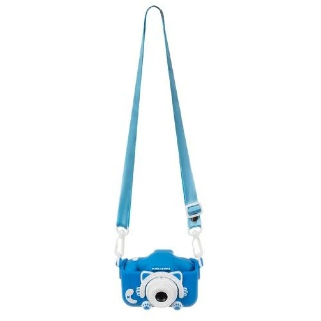 Blue Digital Full HD Camera with + 32GB Memory Card and Built-in Games and Selfie Camera - Kruzzel