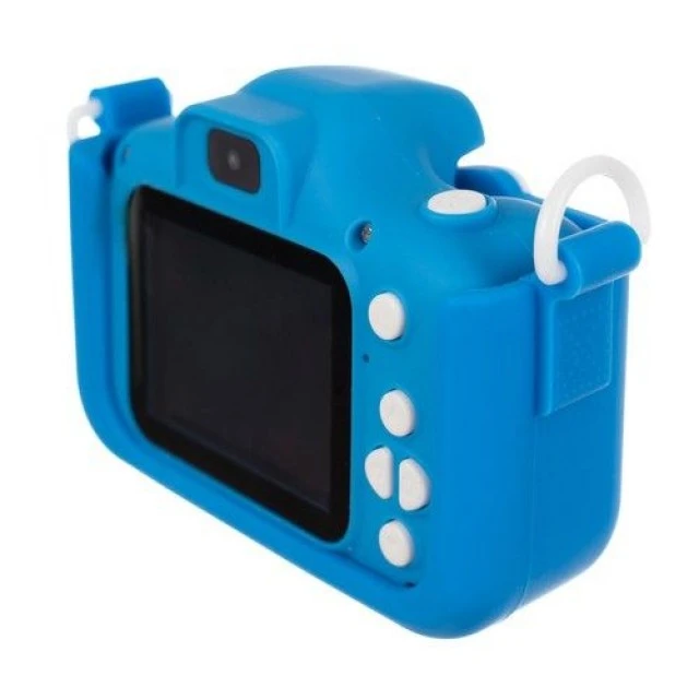 Blue Digital Full HD Camera with + 32GB Memory Card and Built-in Games and Selfie Camera - Kruzzel