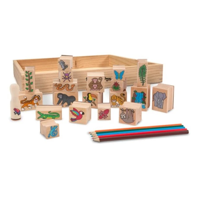 Creative Stamp Set - Rainforest - Melissa & Doug