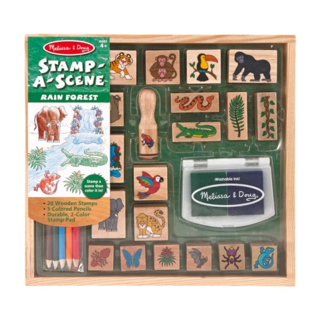 Creative Stamp Set - Rainforest - Melissa & Doug