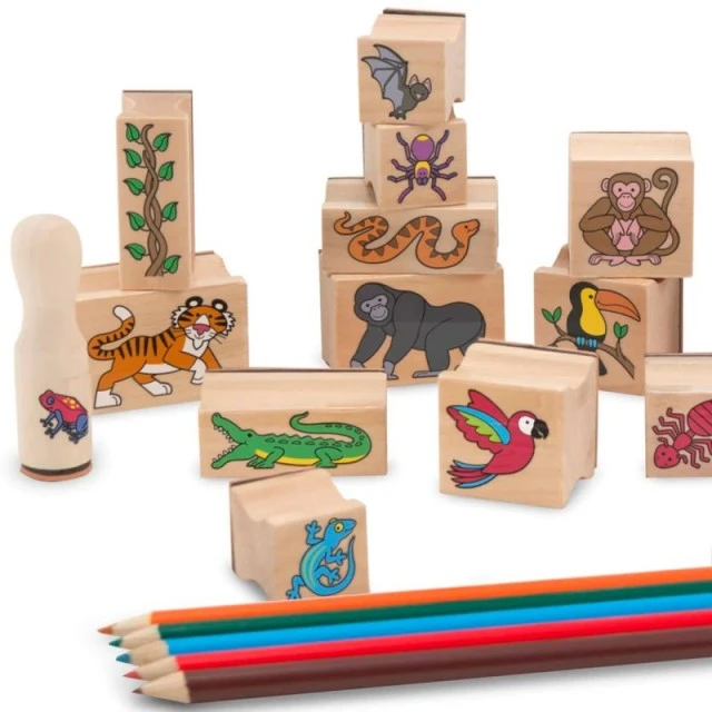 Creative Stamp Set - Rainforest - Melissa & Doug