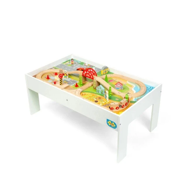Train set with rails and table (50 pieces)