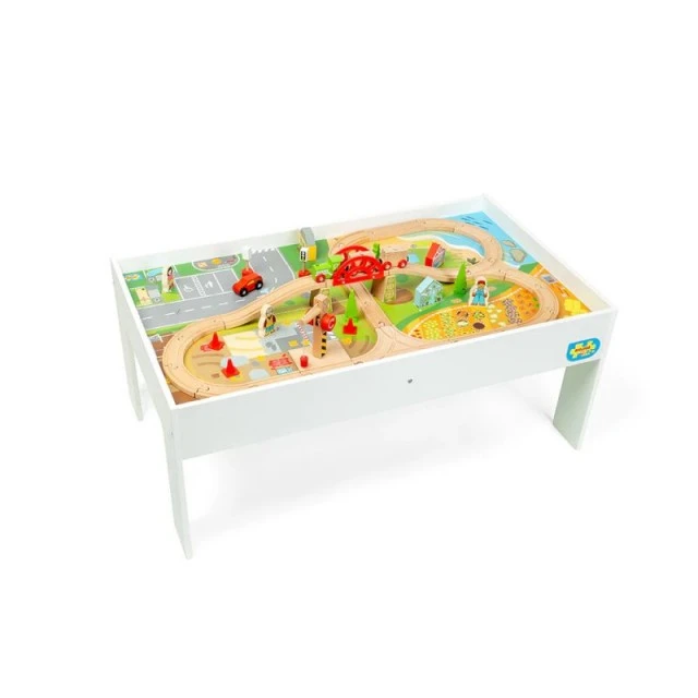 Train set with rails and table (50 pieces)