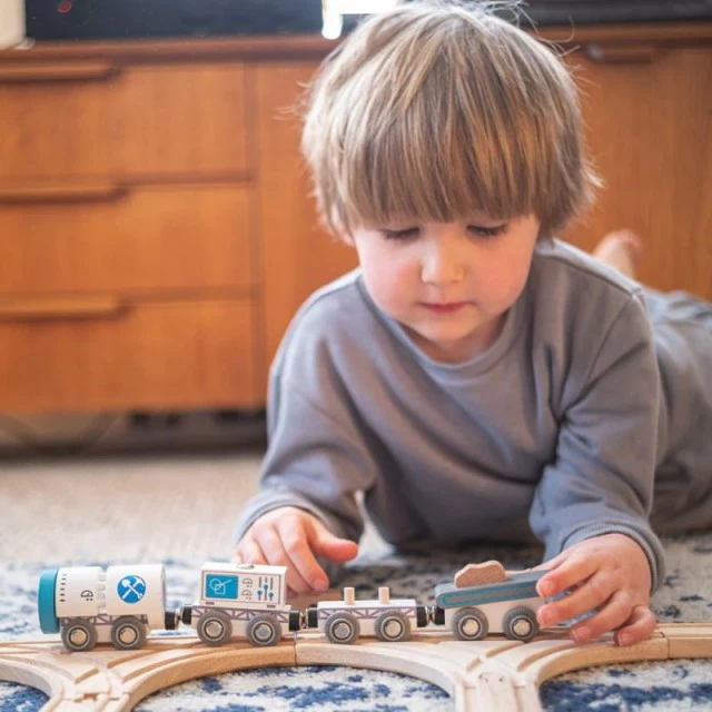 Bigjigs Drill train with rails