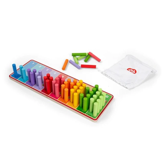 Bigjigs Counting sticks - Rainbow