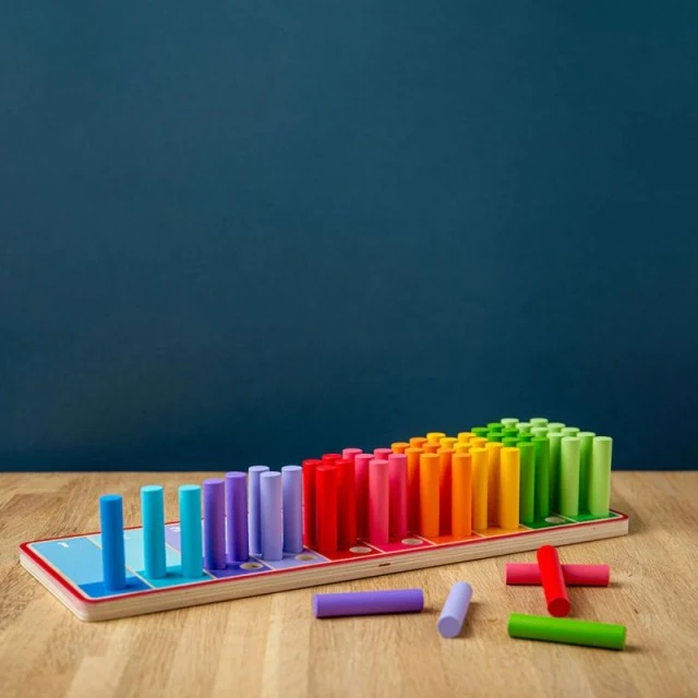Bigjigs Counting sticks - Rainbow