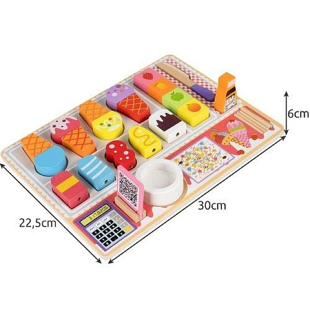 Wooden ice cream shop - Kruzzel