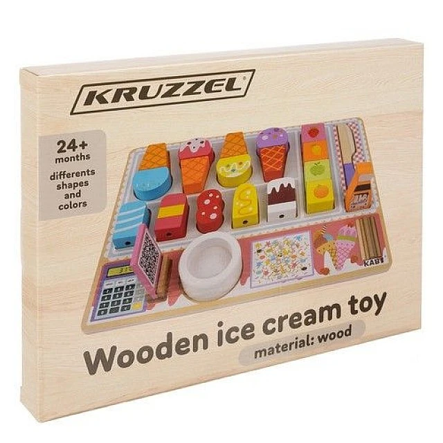 Wooden ice cream shop - Kruzzel