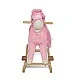 Plush rocking horse Rose