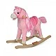 Plush rocking horse Rose