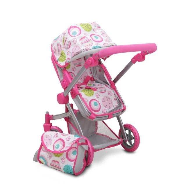 Pink Rose 9651B Doll Stroller