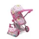 Stroller for dolls Pink Rose 9651B