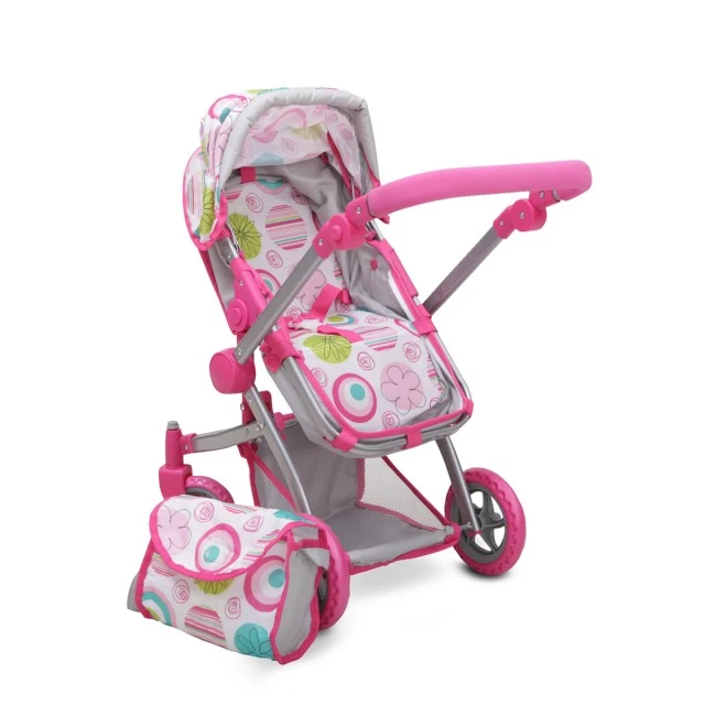 Pink Rose 9651B Doll Stroller