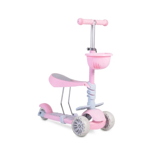 Bubblegum pink scooter