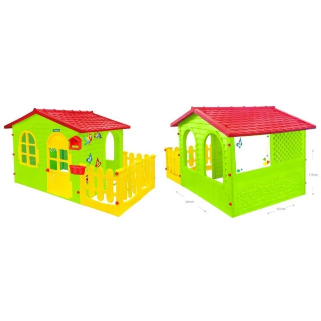 House with fence and drawing board 12243
