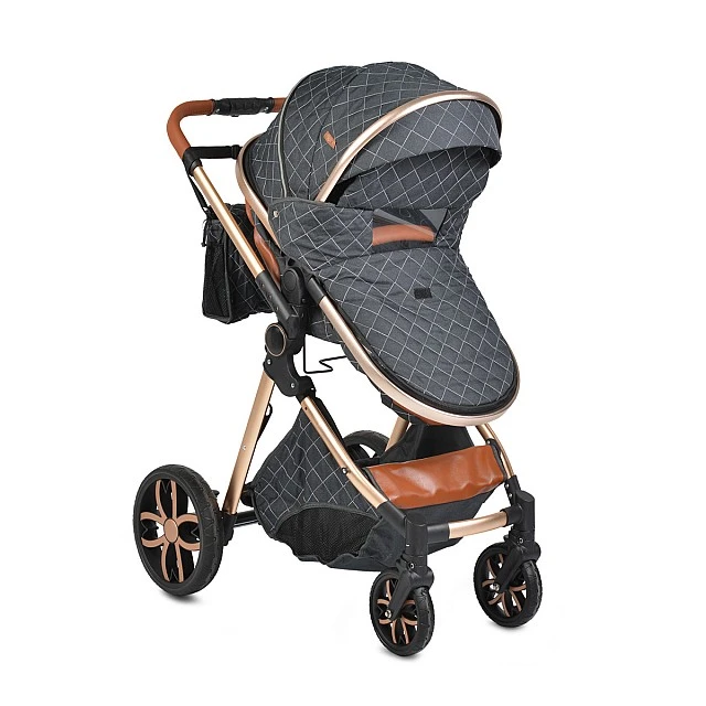 Combined stroller Alma black