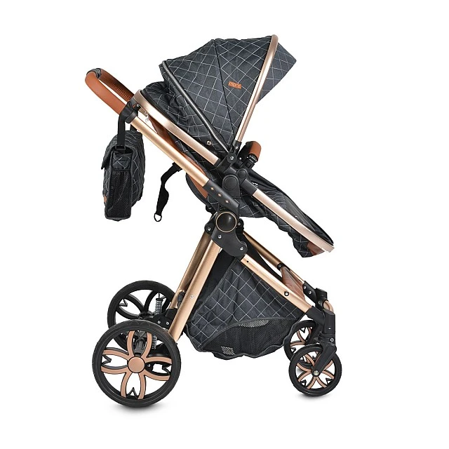 Combined stroller Alma black