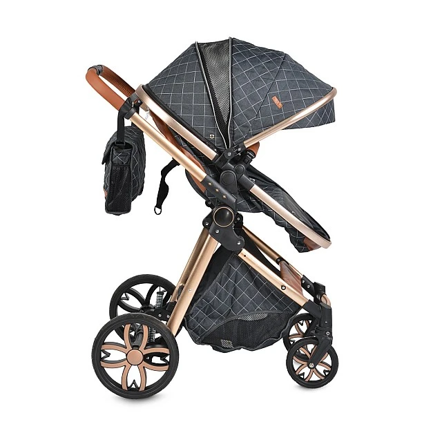 Combined stroller Alma black