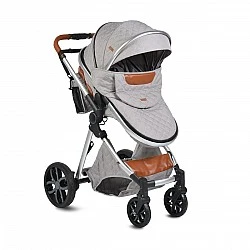 Combined baby stroller Alma light gray