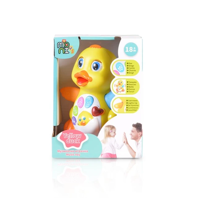 Baby musical toy Yellow Duck 808