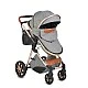 Baby stroller Alma beige dark grey