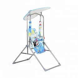 Garden swing Funny blue