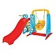 Wavy slide and swing set 06141 red