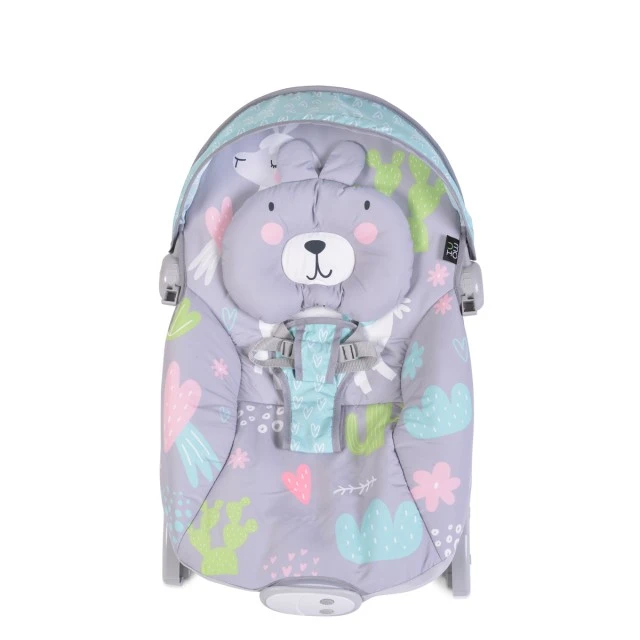 Children’s lounge chair Llama gray