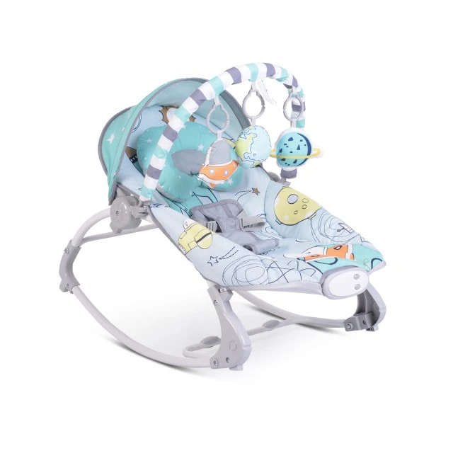 Children’s deck chair Space Tour gray