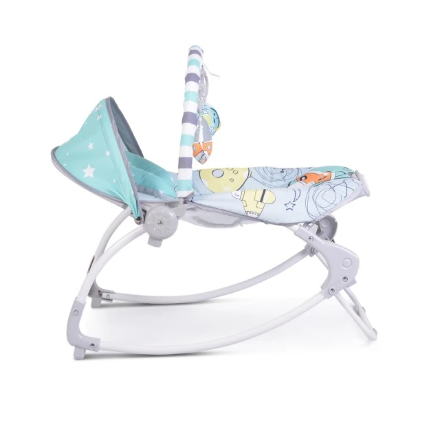 Children’s deck chair Space Tour gray