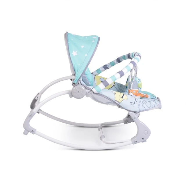 Children’s deck chair Space Tour gray