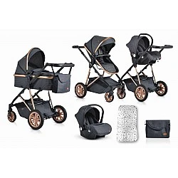 Combined stroller 2 in 1 Midas black
