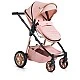 Combined stroller 2 in 1 Midas pink