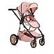 Combined stroller 2 in 1 Midas pink