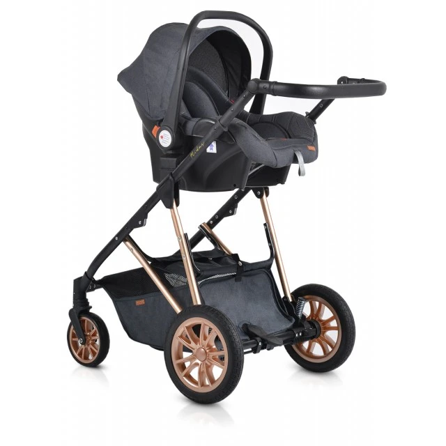 Combined stroller 2 in 1 Midas black