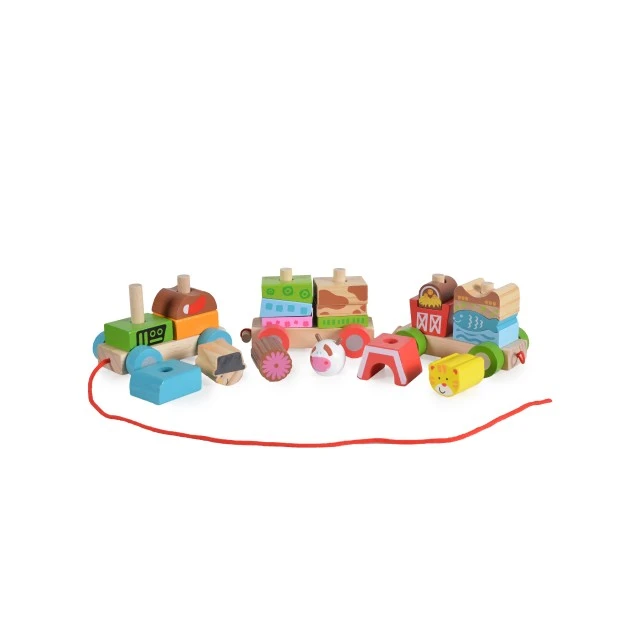 Wooden farm train 2036